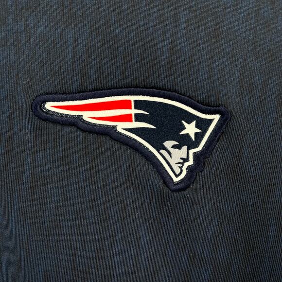 NFL Nike New England Patriots Football Pullover Sweatshirt Mens Sz L Dri-Fit - Picture 2 of 8